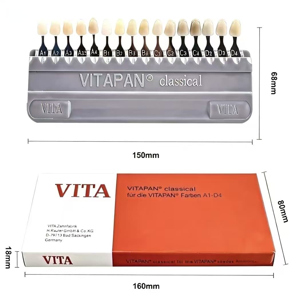 Dental technical materials VITA 16 colors color guide resin no color difference whitening teeth oral dentistry