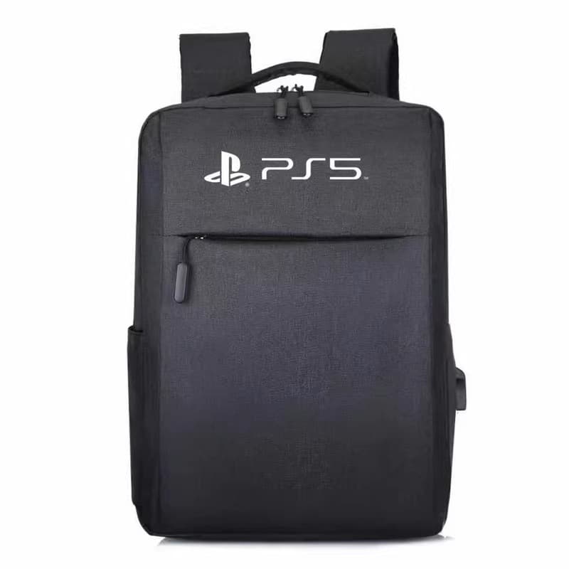 PS5 Backpack PS5 Console Storage Bag, fits controller, headset, dock, cables, PS5 Slim Backpack