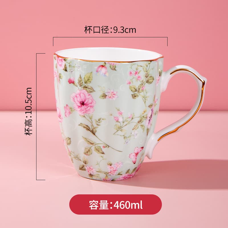Export Ceramic Coffee Milk Mug for Office Drinking, Business Advertising Gift Creative Bone China Mug