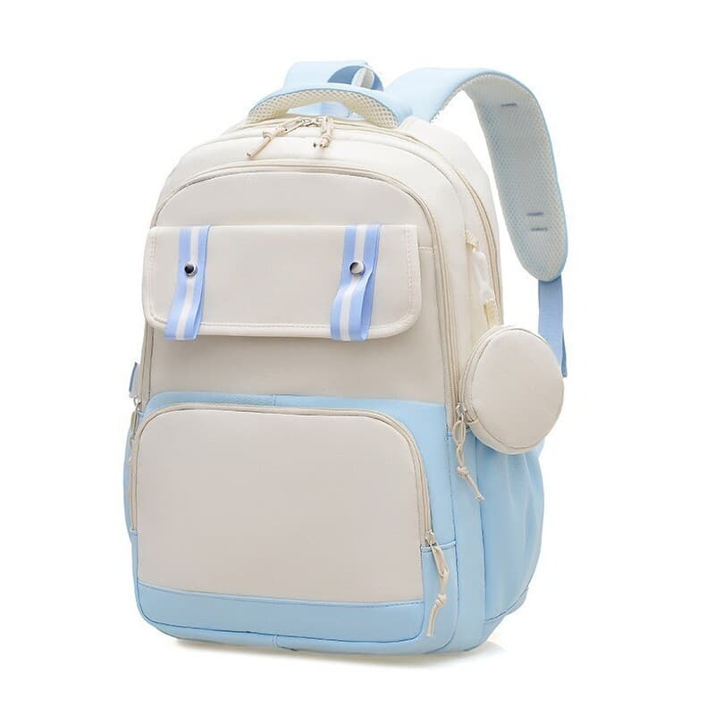 Ins style backpack female student school bag large capacity spine protection backpack new campus casual backpack