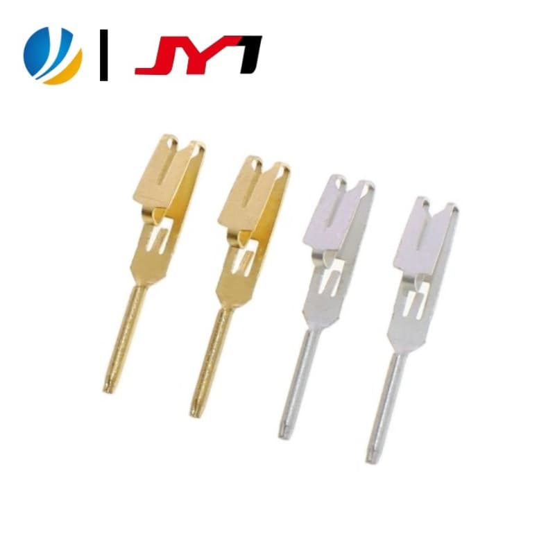 Juying Dongguan manufacturer brass tin-plated 1.2 wire terminal connector electrical connection 1.2 pin terminal