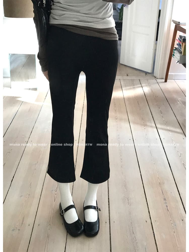 MONA Design Cropped Flared High-Waist Cooling Yoga Pants for Women Petite Wear Outside 2025 New
