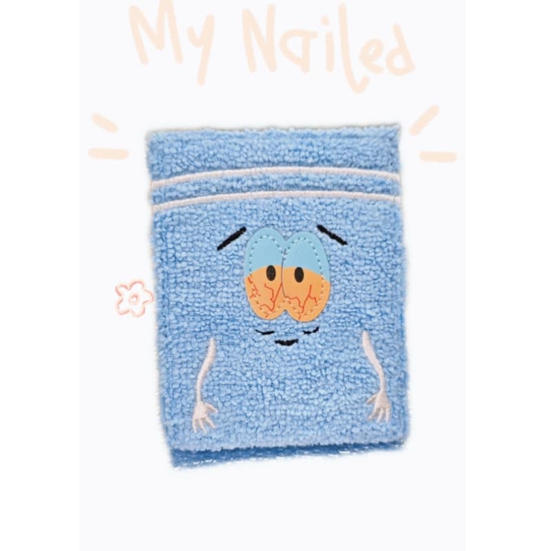 In Stock Towel Character Wallet Embroidered Anime Fashion Wallet, Women's Cute Purse, Short Bifold for Men