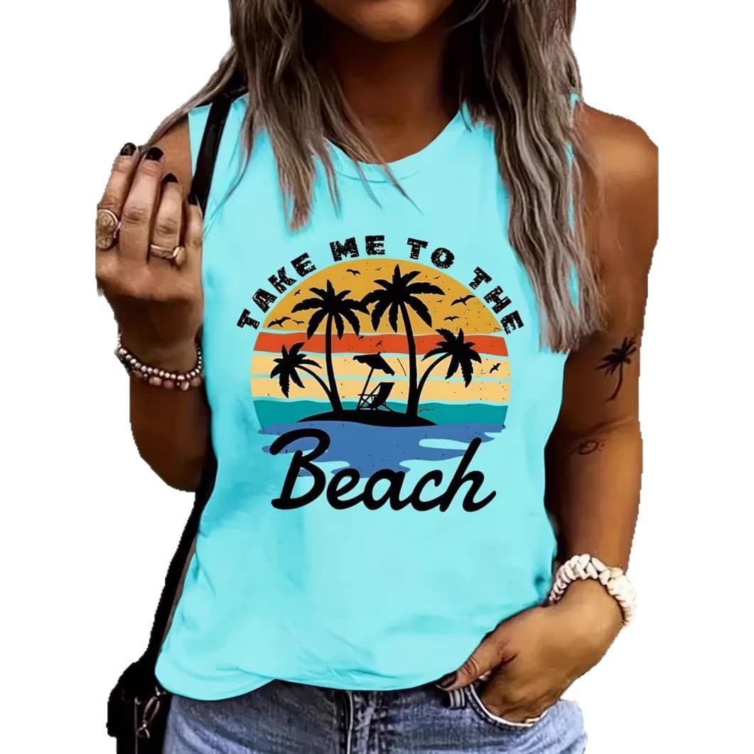 European and American Latin vacation style vest direct supply for TEMU, SHEIN, Mercado Libre, AliExpress, TIKTOK, Amazon