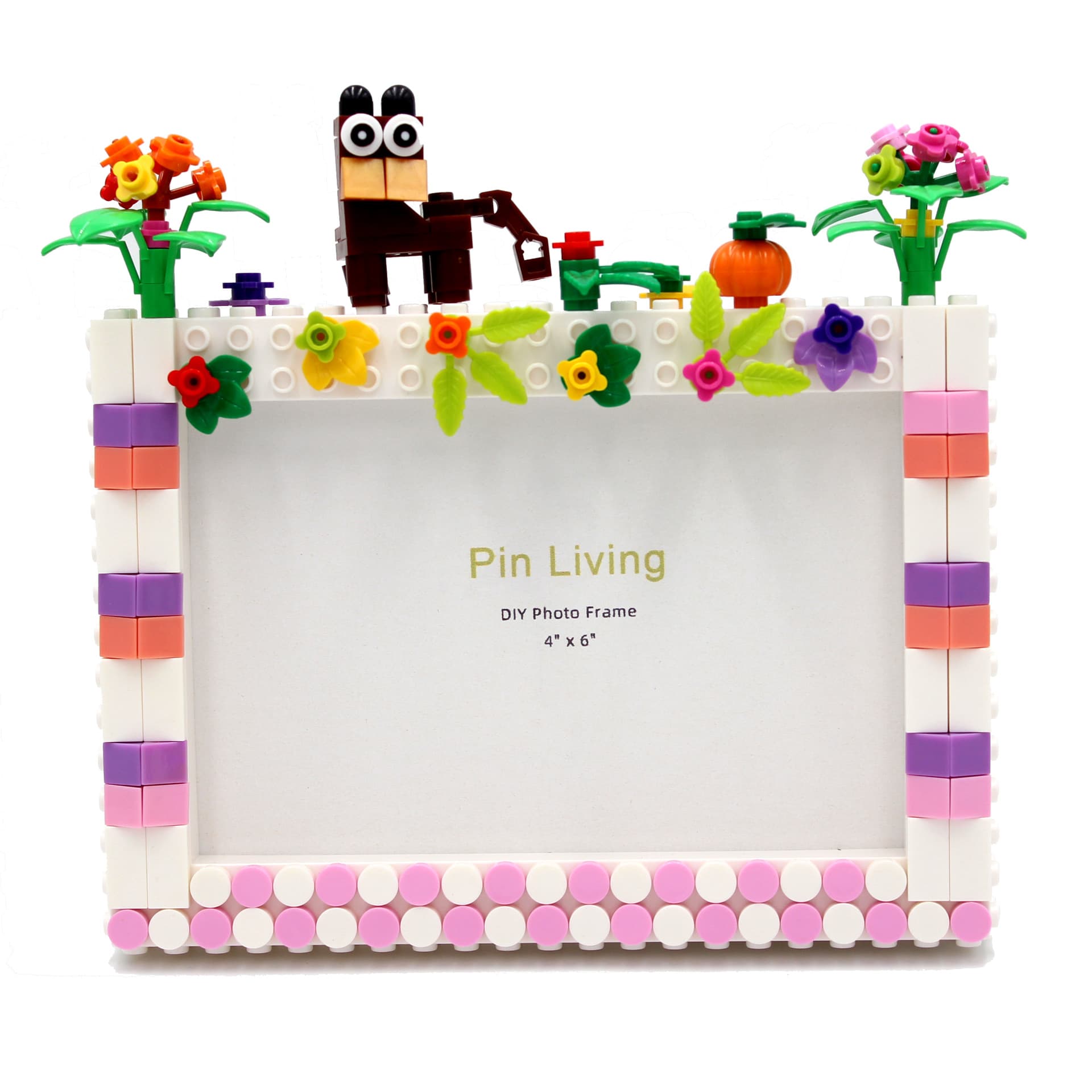 Memory 12 Zodiac Women's Building Block Photo Frame Stand Handmade Creative Craft Studio Ornament Zodiac Creative Decor