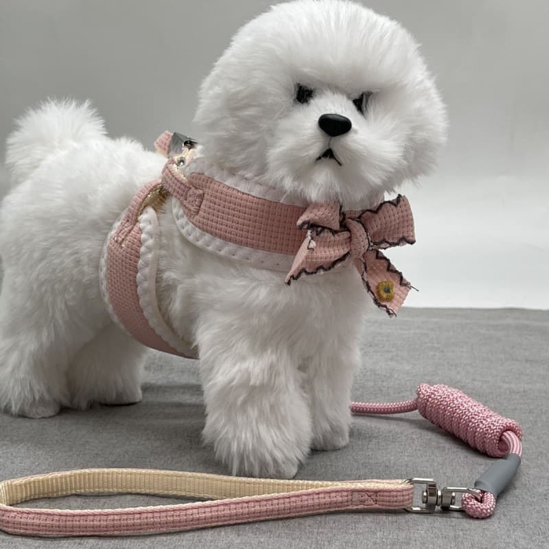 Reflective leash double handle nylon tactical dog leash wholesale Golden Retriever German Shepherd Husky dog leash