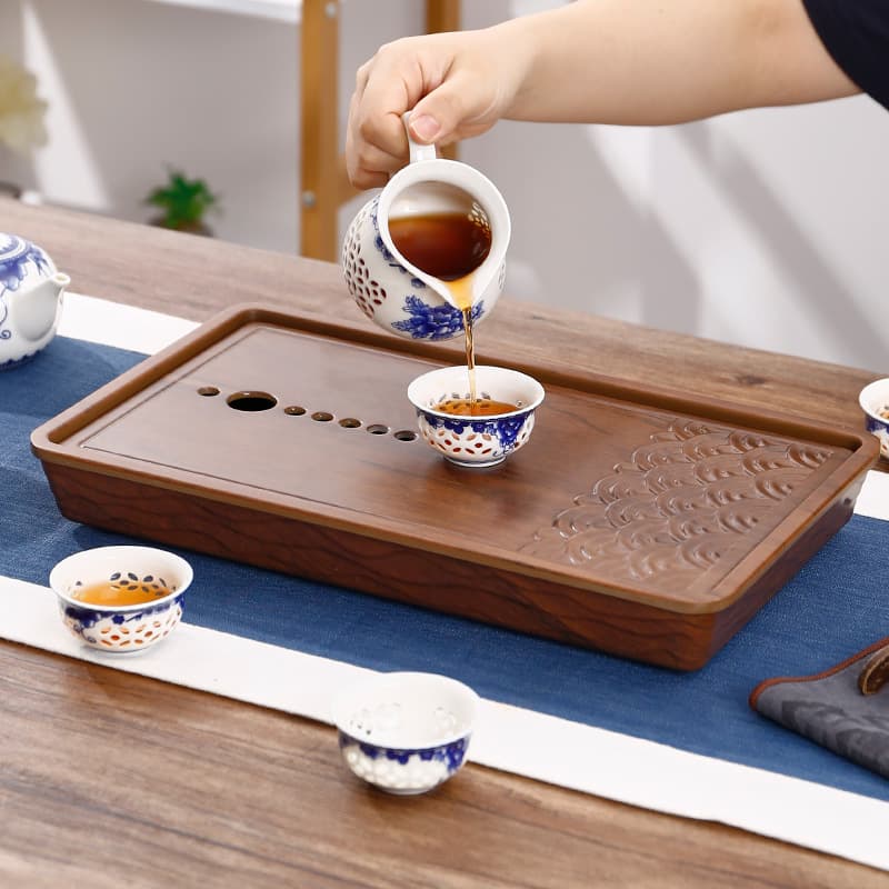 Melamine Tea Tray Commercial Small Tea Station Drip Tray Tea Tray Tea Set Tea Coaster 2025 New Style Set Gongfu Tea Tray
