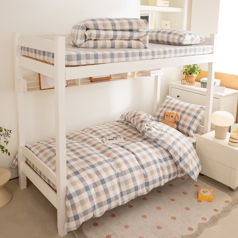 New Cotton Printed 3-Piece Set Student Dormitory Full Cotton Duvet Cover Single Duvet Cover Reinforced Twill 13372