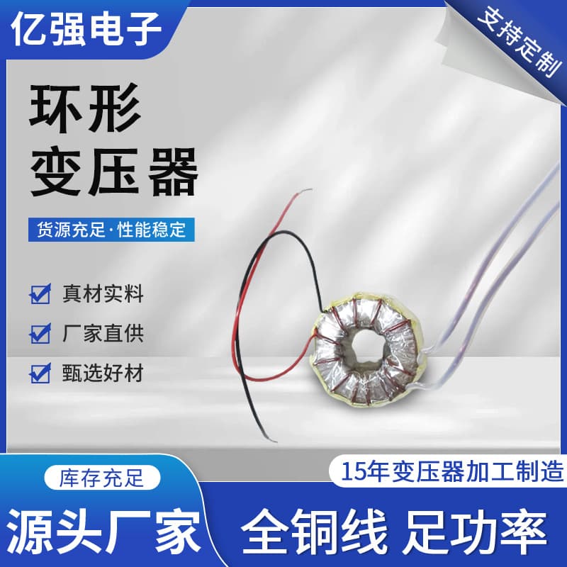 High-power small power amplifier high-voltage transformer special power supply single-phase isolated linear audio toroidal transformer