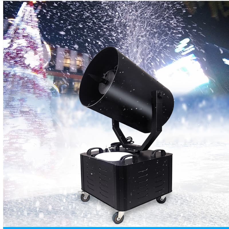 Large Oscillating Snow Machine Stage High-Power Snow Maker 3000W Snow Machine Christmas Snowfall Machine Snow Sprayer