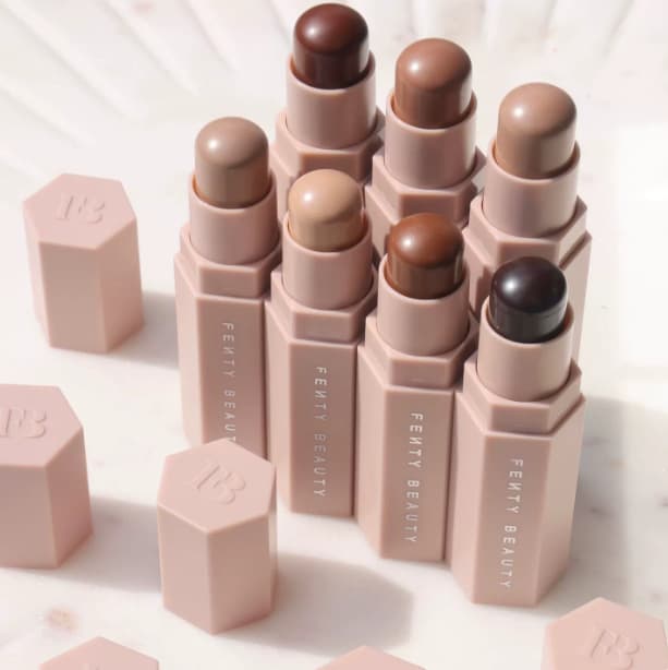 Fenty Beauty Hexagonal Contour Stick Matte Smooth Three-dimensional Contour Shadow Cream Export Customized Makeup