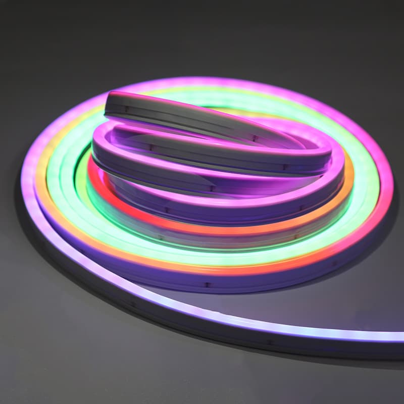 New LED Symphony Neon Light Strip Low Voltage Silicone Outdoor Atmosphere Waterproof Flexible Silicone Light Strip Set