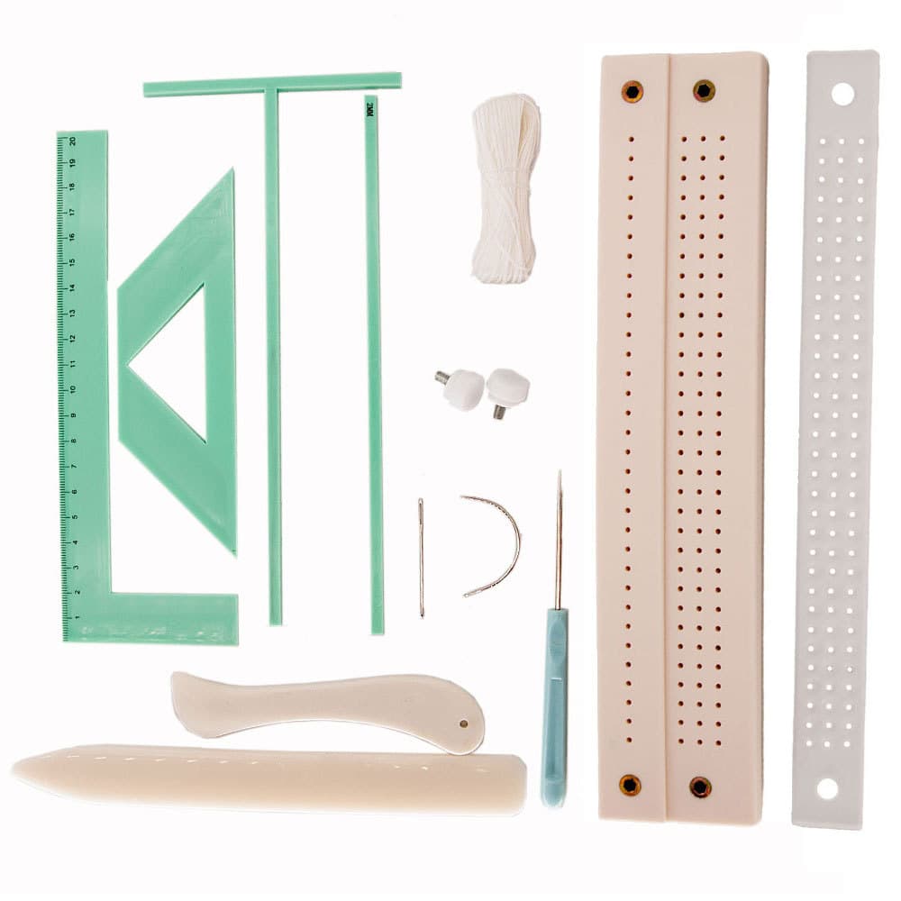 Diary, photo album cover production, book positioning ruler, punch binding, seam binding device TL026 plastic model