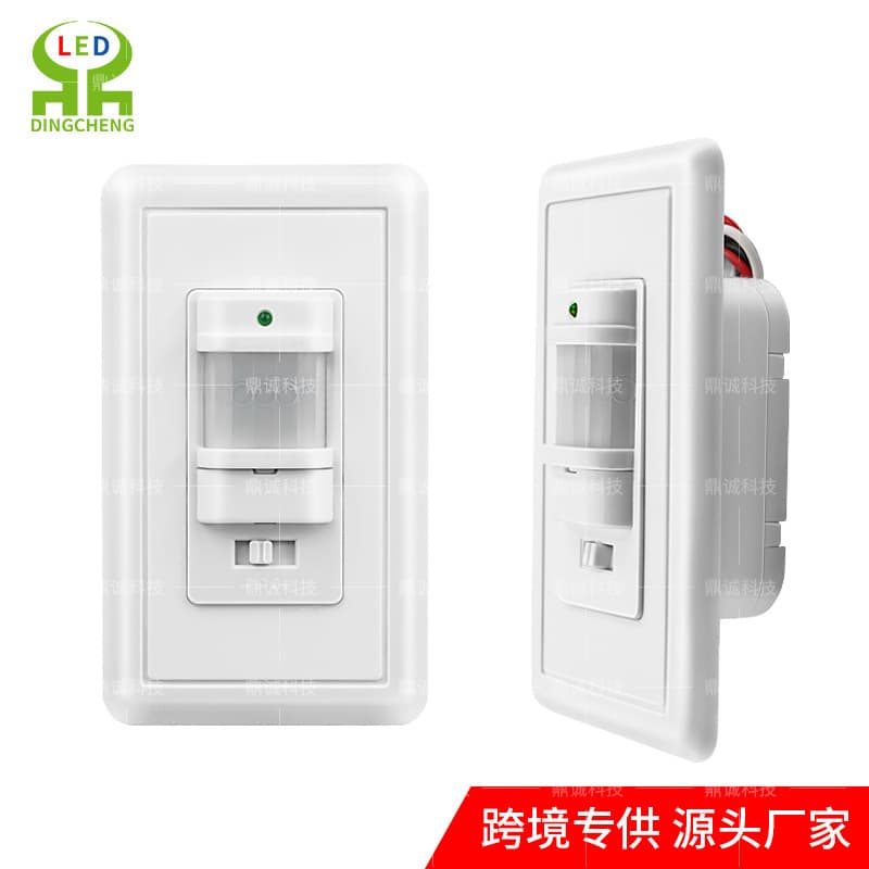 American-style infrared motion sensor switch, PIR human body infrared American-style sensor panel infrared sensor