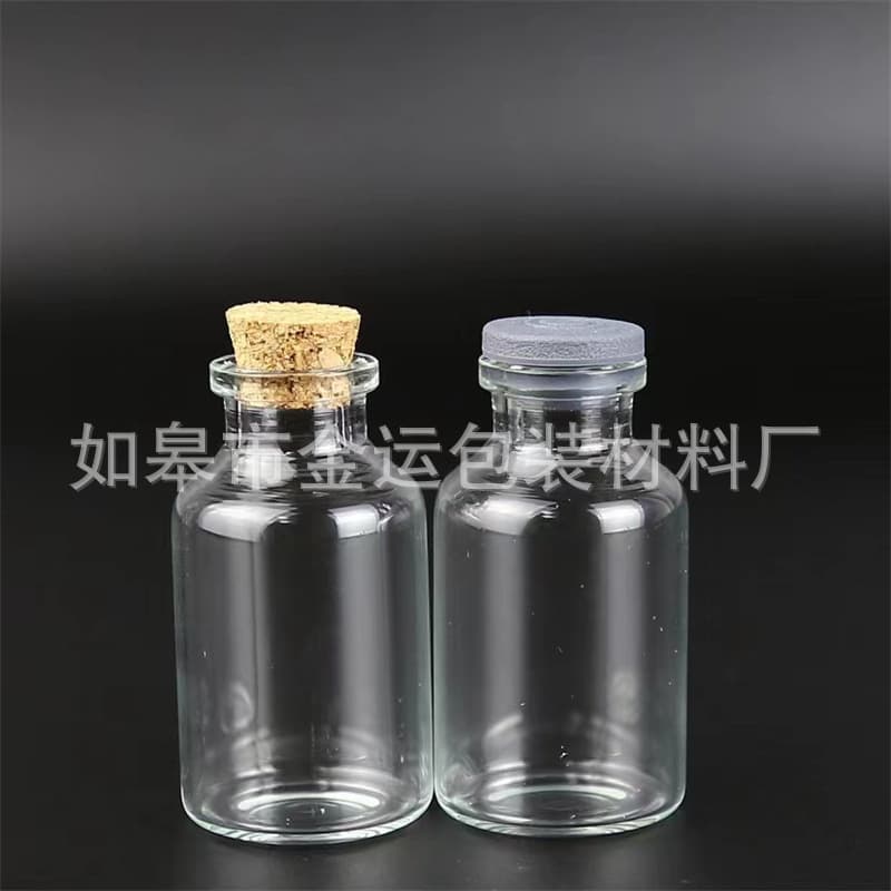 Glass vial, cork-stoppered bottle, infusion bottle, ampoule, aluminum-plastic combination cap, reverse rubber stopper, tamper-proof screw cap