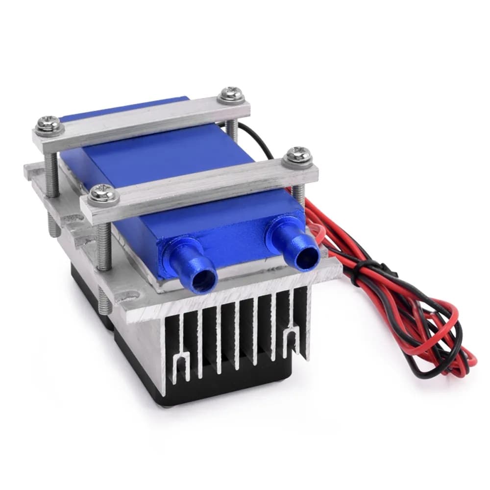 144W Semiconductor Cooling Kit 12V Pet Mini Air Conditioner Fan DIY Refrigerator Constant Temperature Cooling Water Block Module