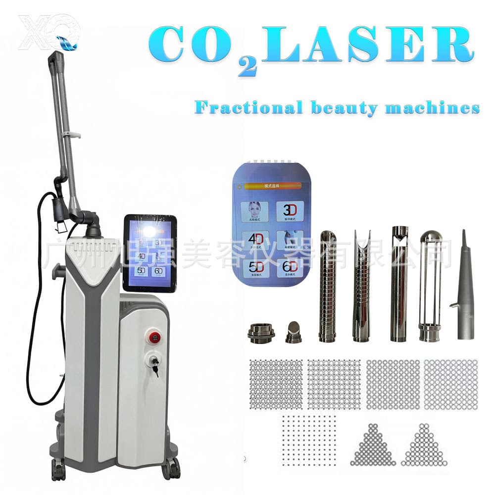 CO2 Fractional Laser Beauty Instrument 6D Private Firming Skin Lightening Acne Marks and Pimples Beauty Salon Tattoo Room Beauty Instrument