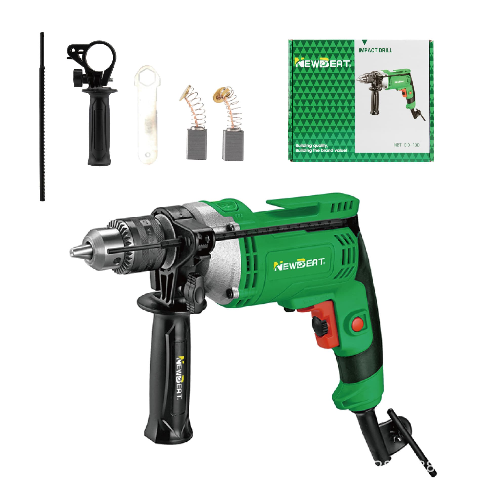 Cross-border Hot Sale 810W Industrial Grade Multi-function 13mm Drilling Portable Gun Drill Impact Drill