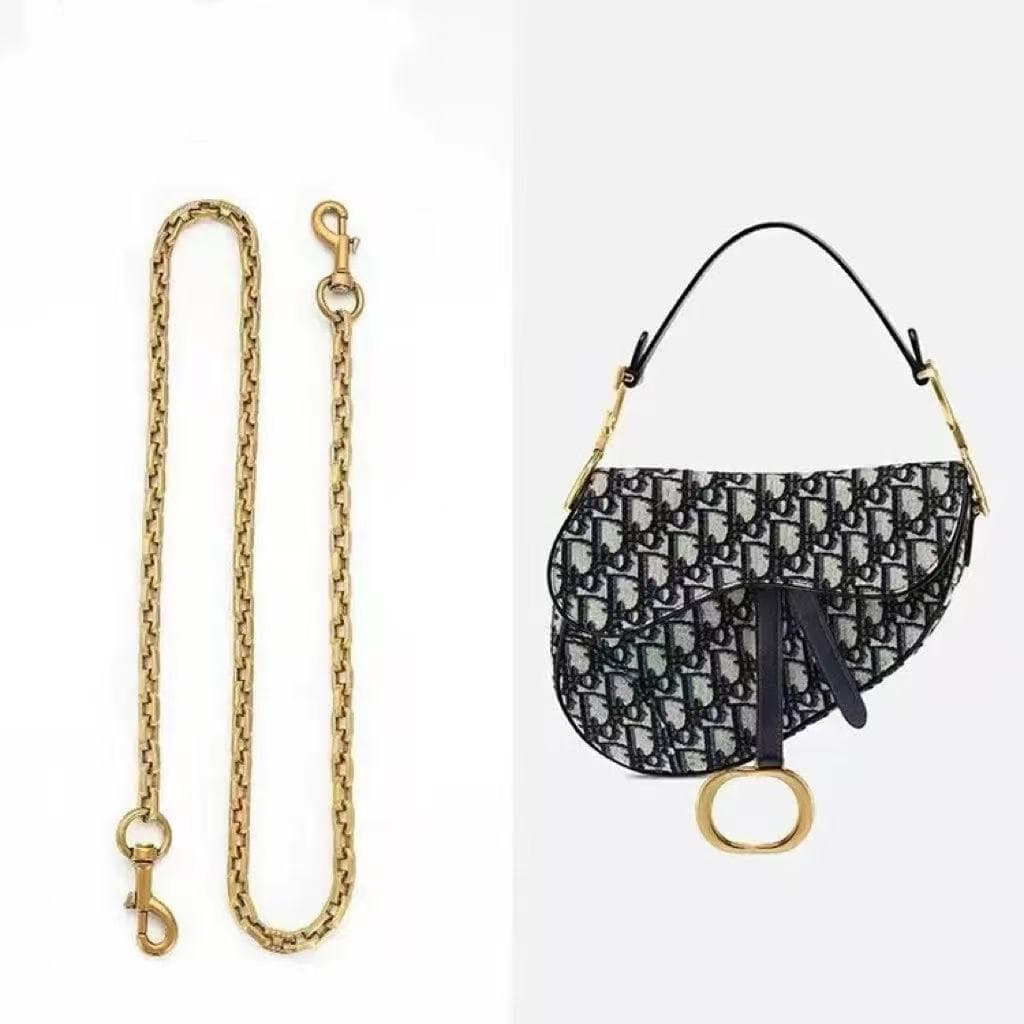 Factory wholesale DIOO saddle bag conversion chain, dioo bag shoulder strap sold separately accessory, crossbody bag chain underarm