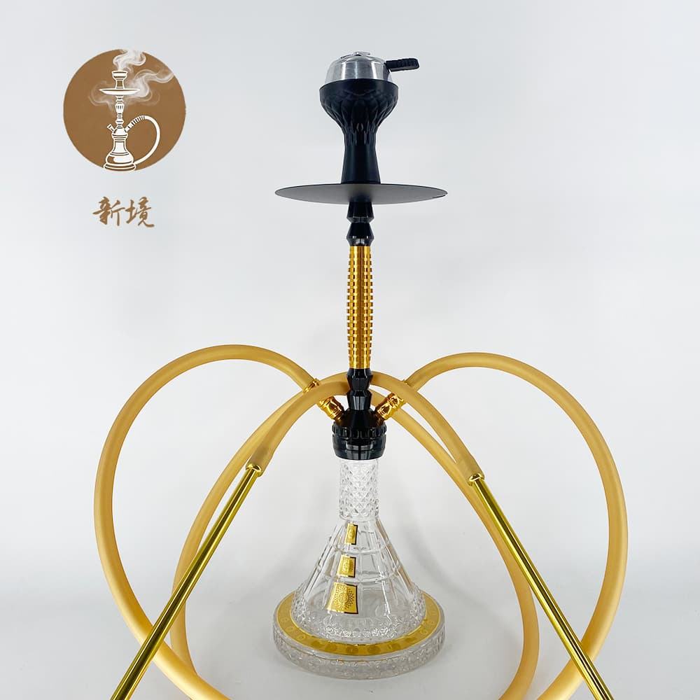 Bar Hookah Full Set Arabic Hookah Complete Set Premium Nightclub Luxury High-End Medium Double Pipe Full Set