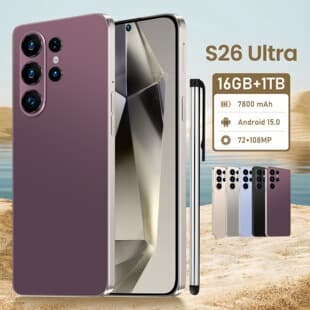 S26 Ultra Cross-Border Smartphone 16+1T Android 7.3-Inch Large Screen Smartphone Factory Direct