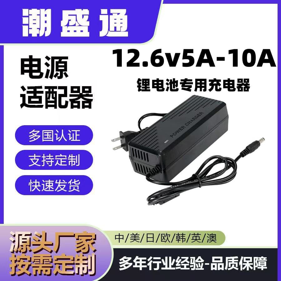 18650 Ternary Charger Lithium Battery 42V 12V LiFePO4 Balance Car Aviation Connector Sam Inverter Head