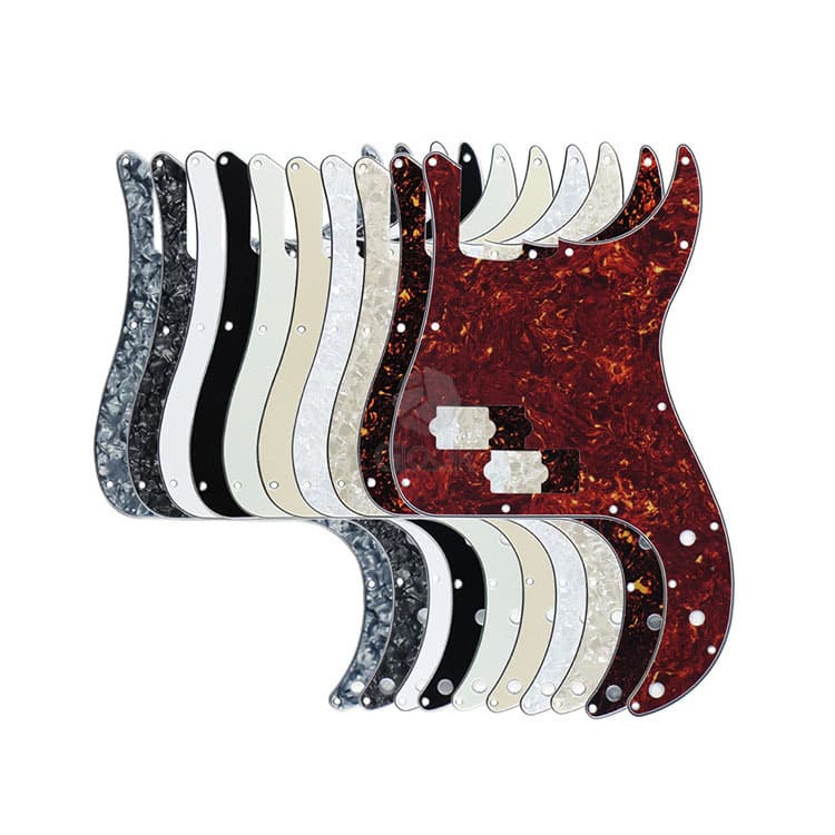 American standard P-BASS electric bass guard P-type bass panel pickup circuit cover red professional accessories
