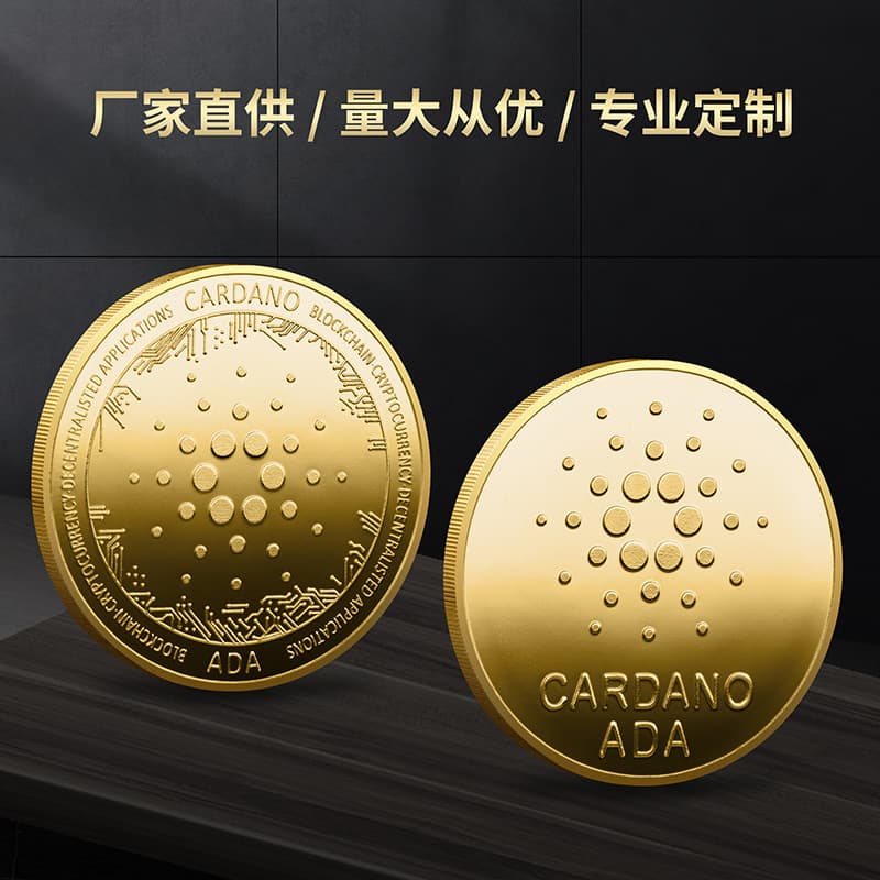 Supply of Darwin foreign trade commemorative coins metal ADA coins embossed electroplating virtual coins game event promotional collections