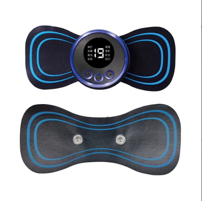 EMS Mini Massage Patch Shoulder and Neck Pulse Therapy Device Portable Electric Neck Massager Smart Cervical Massager