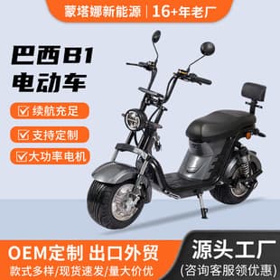 Brazil B1 Electric Scooter Long Range Electric Bicycle Electric Motorcycle Cross-Border Wholesale Delivery Scooter Electric Scooter