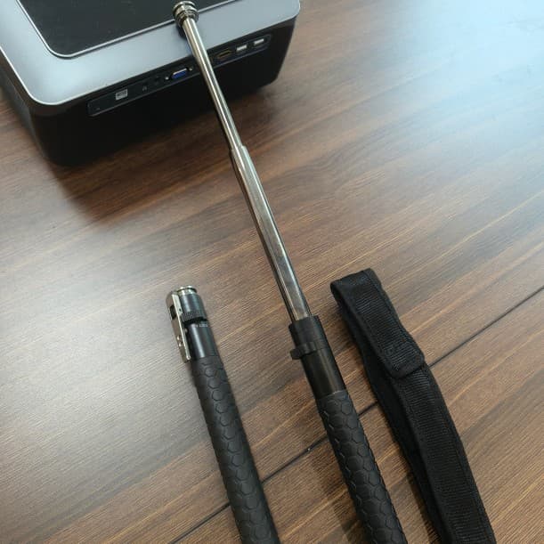 21-Inch Spring Baton, Car Self-Defense Retractable Stick, Dog Baton Personal Protection Spring Roller Automatic