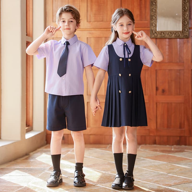 Children's Day Performance Outfit Elementary School Uniform Kindergarten Uniform British Academic Style Class Uniform Choir Set