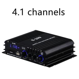 S-299 4.1 Channel Independent Adjustment Amplifier with SUB Port, Car and Home Amplifier