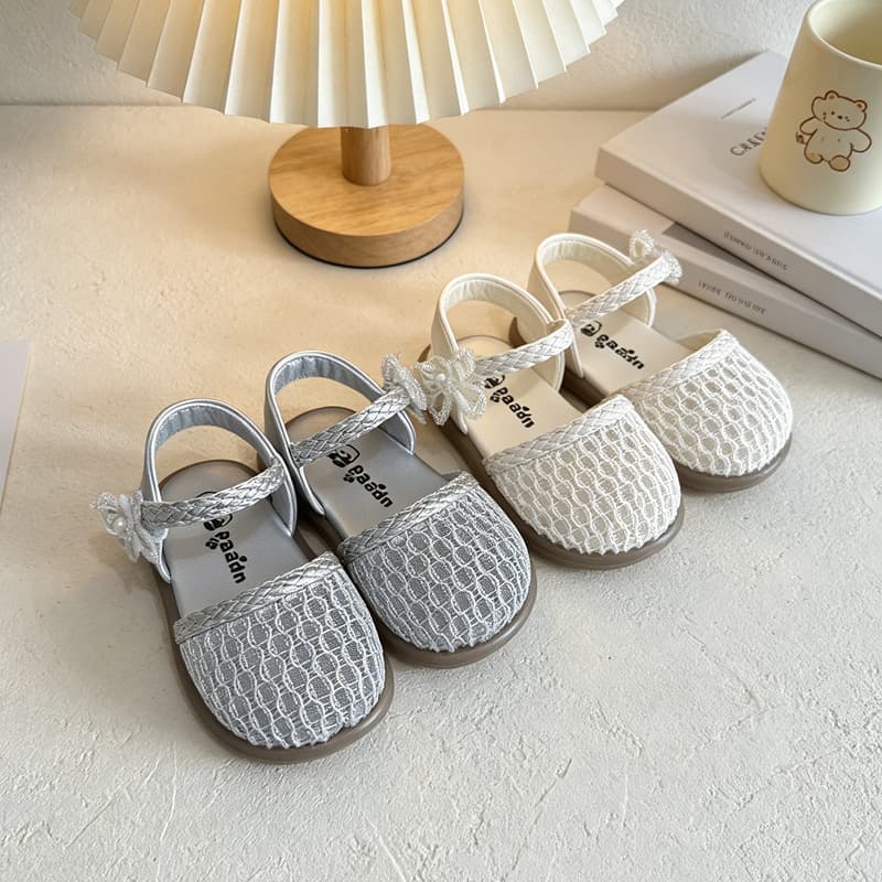 Girls Summer New Princess Sandals Baby Soft Sole Walking Shoes Cute Mesh Woven Shoes for Toddler Girls Drop Shipping
