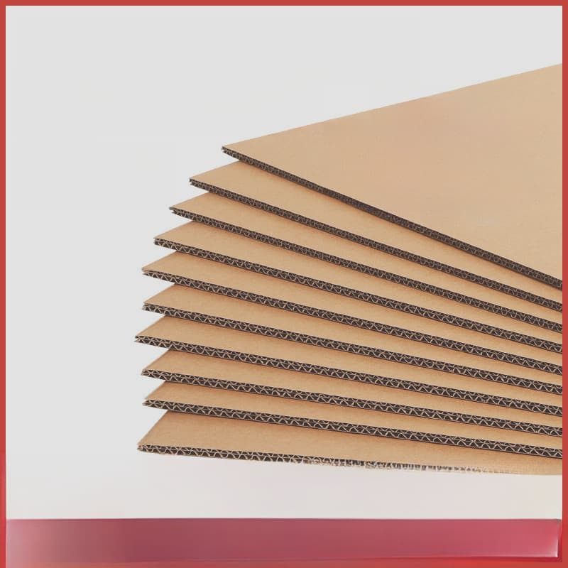 Wholesale corrugated cardboard card hard thick partition paper DIY handmade children's pad white cardboard model board paper shell