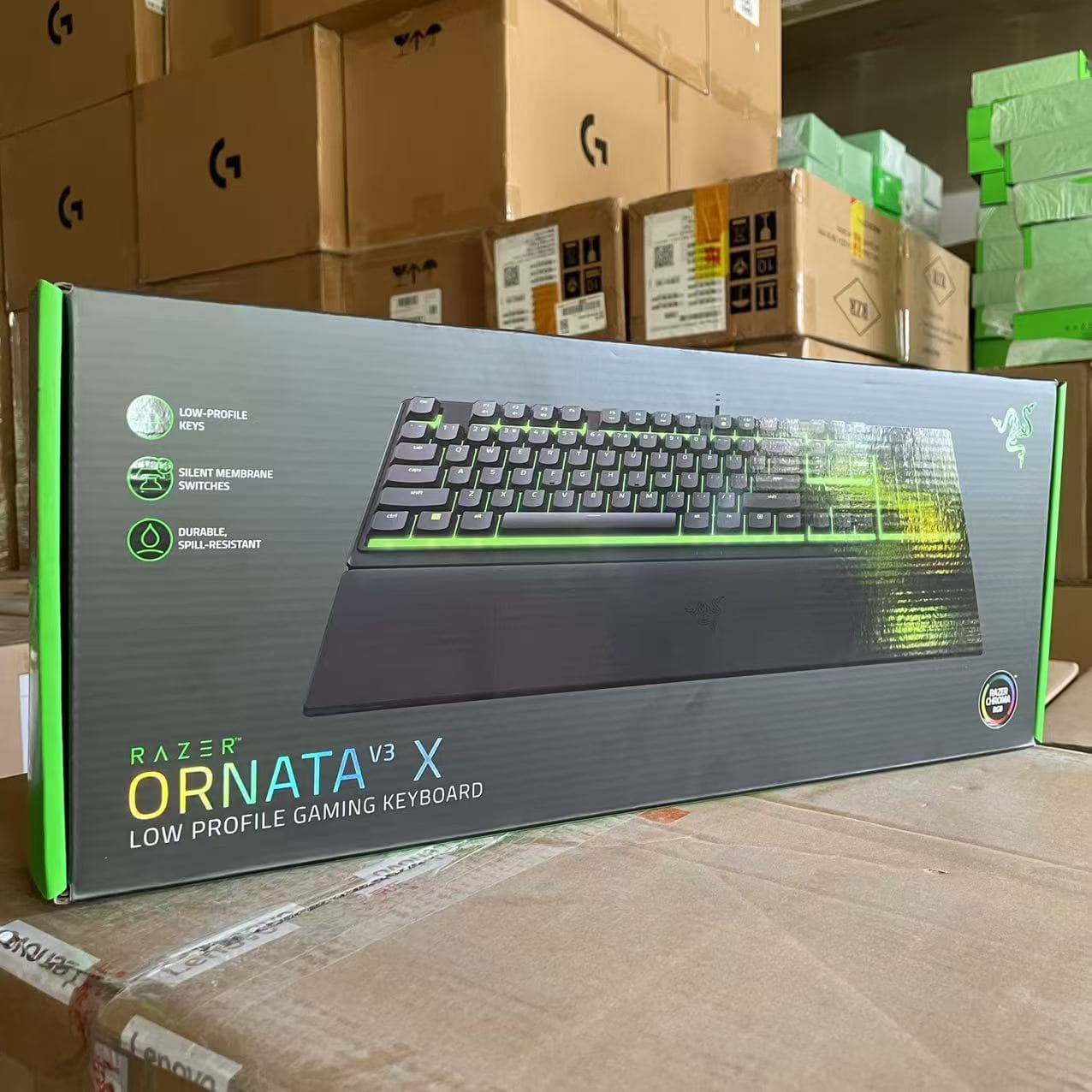 Ornata V3X Rainforest Wolf Spider V3X Light Mechanical Axis RGB Symphony Film Wired Gaming Keyboard E-Sports Computer