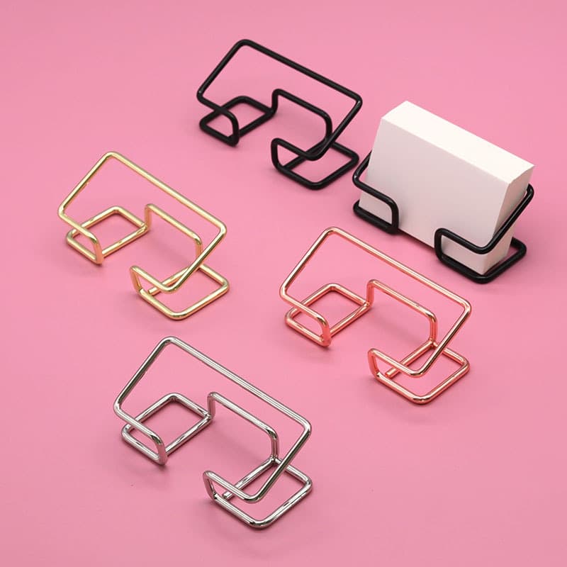 Creative Desktop Business Card Holder, High-End Front Desk Business Card Display Stand, Card Storage Rack, Tabletop Card Stand