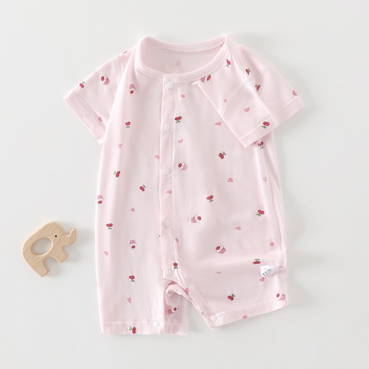 Summer Baby Romper Short Sleeve Thin Newborn Clothes for Boys and Girls Breathable Crawling Suit