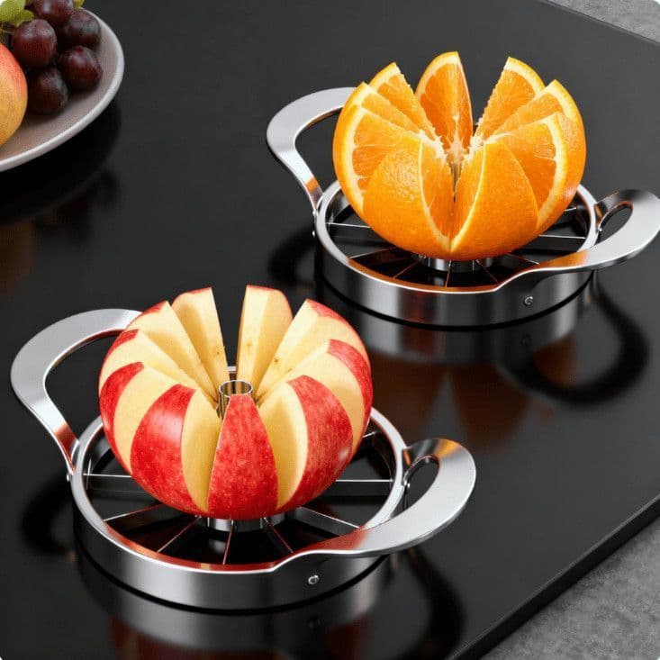 Stainless Steel Apple Slicer, Household Creative Fruit Corer, Apple Slicer, Kitchen Fruit Cutter