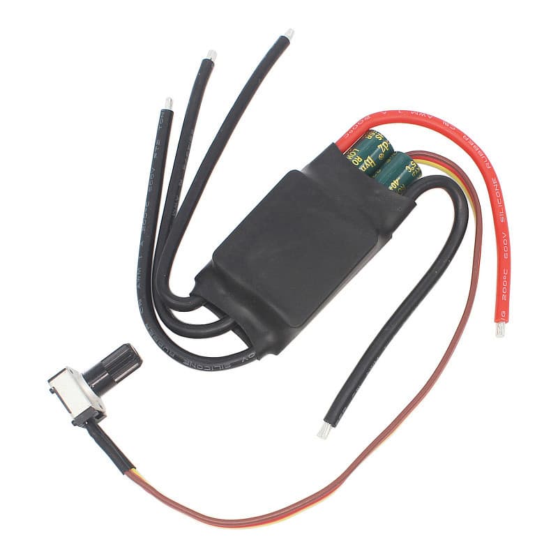 12v24v Three-phase Brushless Drive High Power Small Size No Hall Control Potentiometer Speed Version Motor Controller