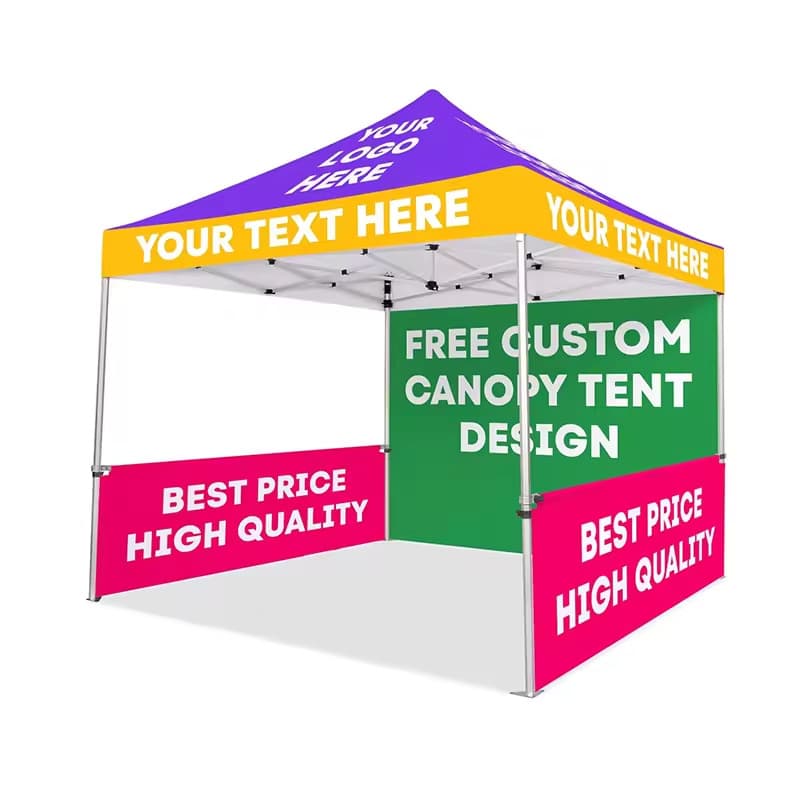 Cross-border Exhibition Tent Custom Outdoor Aluminum Alloy Advertising Tent Hotel Four-Corner Sunshade Factory