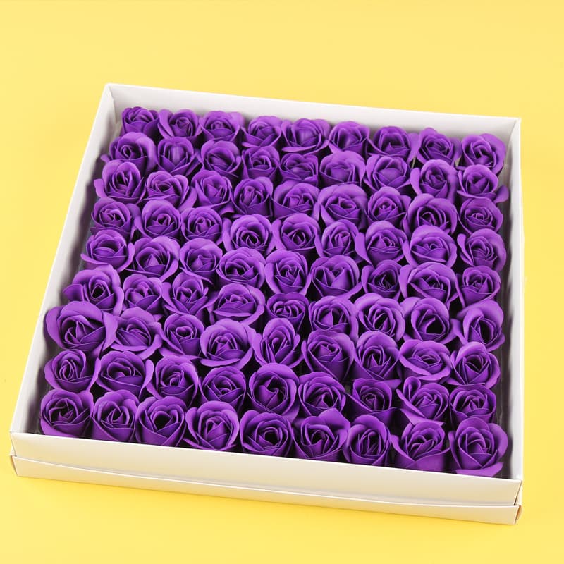 Scented Soap Flower Rose Three-layer With/Without Base Simulation Wedding Flower Shop Eternal Soap Flower Factory Manufacturer Wholesale