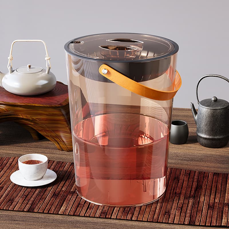 Tea Water Bucket Waste Water Bucket Household Tea Table Specialized Tea Brewing Garbage Can Large Capacity Drainage Tea Bucket Tea Dregs Bucket