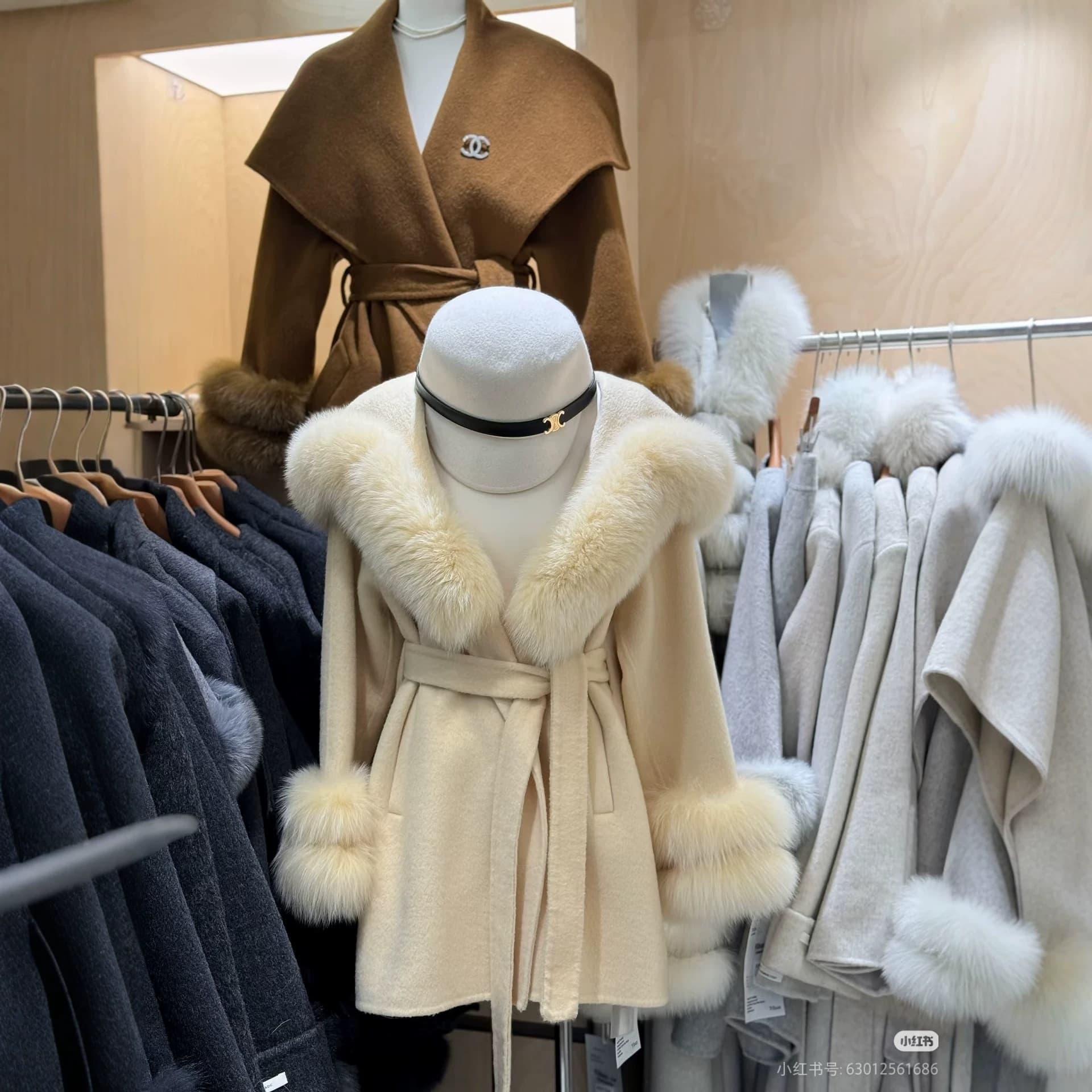 Nanyou New Fall/Winter Double-Faced Wool Cashmere Coat for Women Mid-Length Outerwear Women's Brand Clothing Wholesale