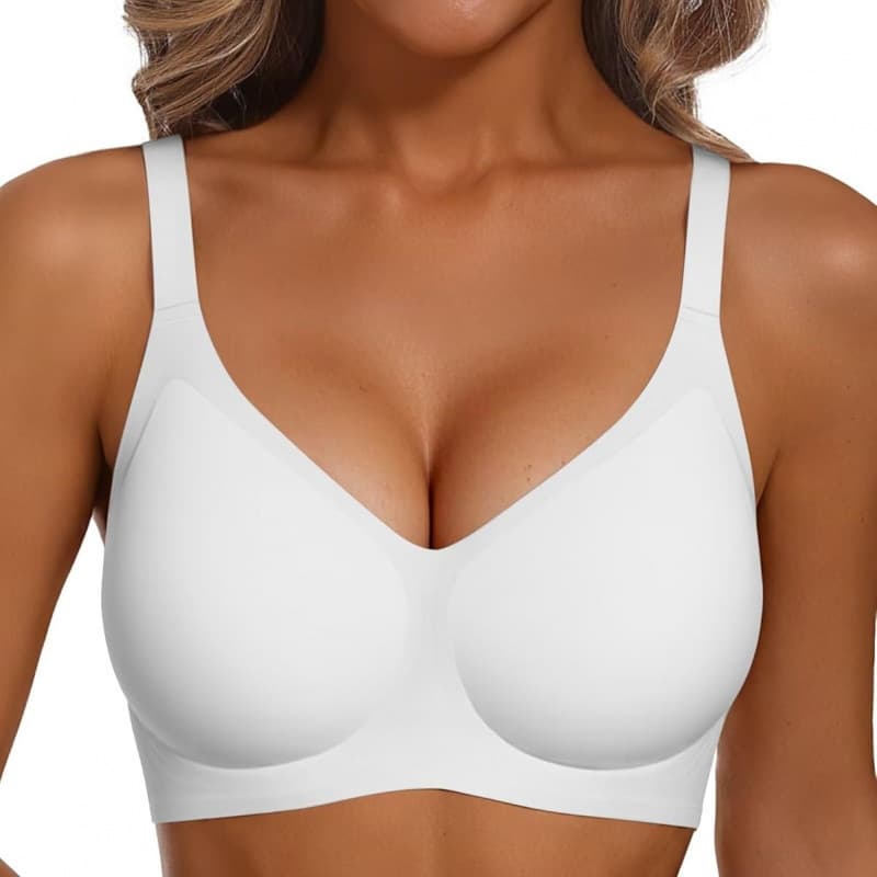 Amazon Cross-Border Seamless Bra European and American Trendy Wire-Free Smooth Bra Jelly Bra