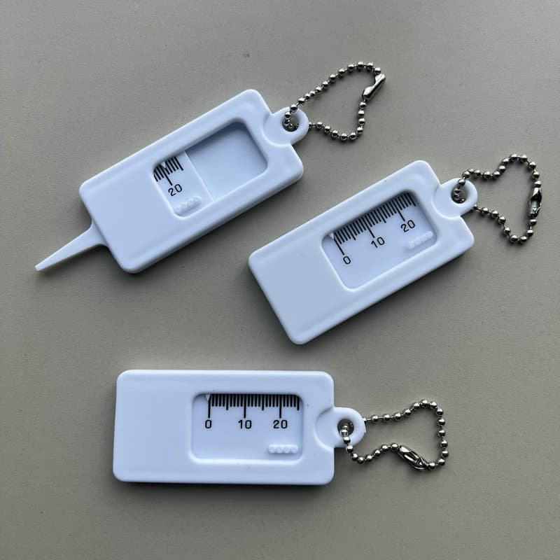 Beaded Chain Tire Tread Gauge, Tire Tread Depth Gauge, Tire Tread Vernier Caliper, Tire Pattern Measurement