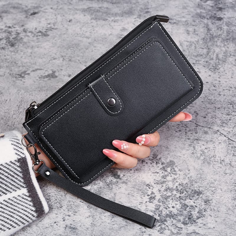 New Women's Wallet, Japanese & Korean Style Student Multi-Slot Coin Purse, Large Capacity Card Holder, Fashionable Versatile Small Wallet