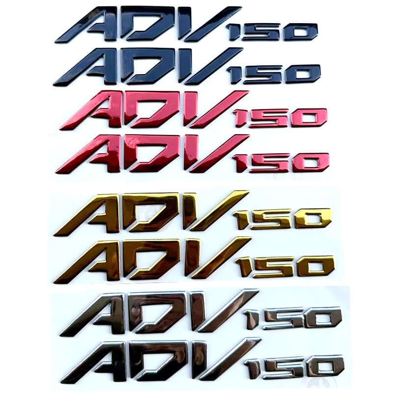 Compatible with Honda ADV150 Motorcycle 3D Soft Gel Sticker Waterproof Modified Body Decal Sticker Accessories