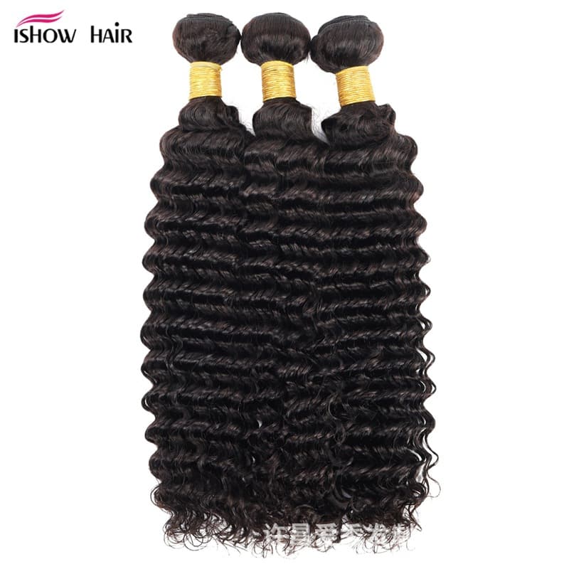 12A Deep wave human hair bundles European and American wigs