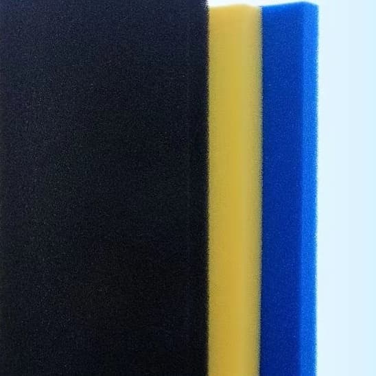 Thick Black Bio Sponge for Aquarium Filter, Fish Tank Filter Media Sponge
